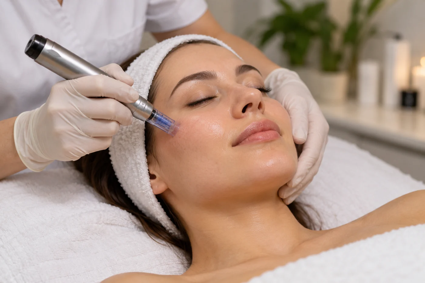 Microneedling — illustrative treatment image